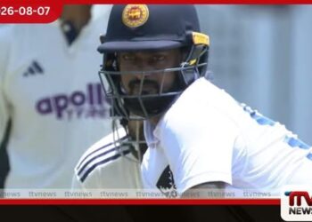 ශ්‍රී ලංකා–ඉන්දීය පුහුණු තරගයේ  ශ්‍රී ලංකා පිතිකරුවන්ගෙන්  ප්‍රබල ආරම්භයක්