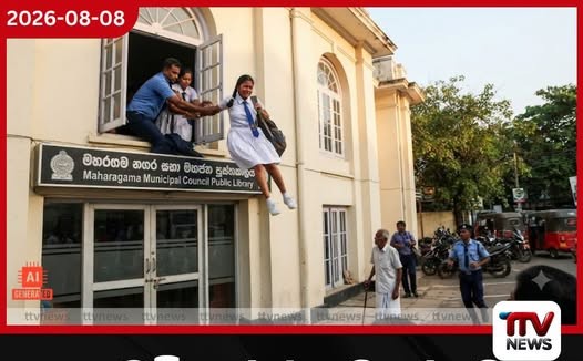 පාඩම් කරන්න මහරගම නගර සභා පුස්තකාලයට ගිය දැරිය ඇතුළේ දමා නිලධාරීන් දොරවල් වසා ගෙදර ගිහින්