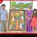 මහත්මා ගාන්ධිගේ  1927 ලංකා සංචාරය නිරූපිත සිතුවමක්  නවදිල්ලියේ ශ්‍රී ලංකා  මහ කොමසාරිස් කාර්යාලයට තෑගි කෙරේ
