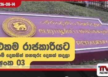 පේරාදෙණියේ “සුදු කරපටි අපරාධ” ගැන යූජීසී ලේකම් කෝප් කමිටුවේදී නොකී කතාව මෙන්න  තුසිල් පළමුවැනියා වී ඇත්තේ තනියම රේස් දුවලා