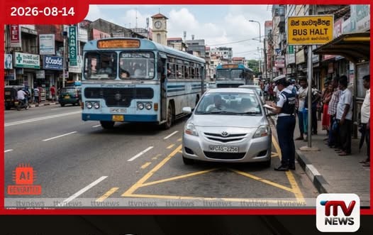 බස් නැවතුම්පළ අවහිර වන ලෙස වාහන නතර කරන රියැදුරන්ට එරෙහිව දැඩි නීති