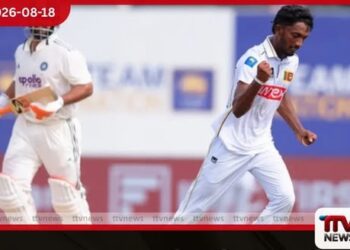 මාතර සිට ටෙස්ට් පිටියට පැමිණි කේෂර නුවන්ත මංගල තරගයේදීම ඉන්දීය කඩුලු 3ක් බිඳ දමයි
