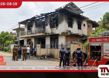 මෙට්ටය මත තිබූ ලැප්ටොප් එකේ විදුලි කාන්දුව නිසා කැලණියේ නිවසක් ගිනි ගනී…