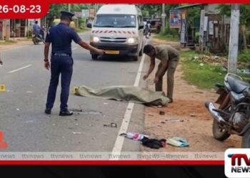 මාරවිලදී පදිකයෙකු ලොරි රථයකට යටවී මරුට!