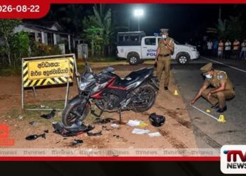 උඩවලව ගම්කොරිය හන්දියේදී යතුරුපැදිය අනතුරට ලක්වී 47 හැවිරිදි අයෙක් මරුට