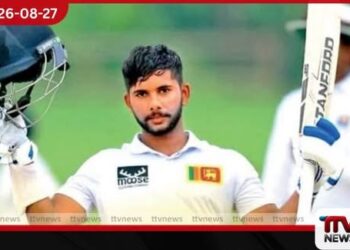 ඉන්දියාවට එරෙහිව SSC පිටියේදී සොනාල් දිනූෂගෙන්  වාර්තාගත ශතකයක්!
