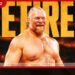 රෙස්ලින් වළල්ලේ මෘගයා Brock Lesnar විශ්රාම ගනී