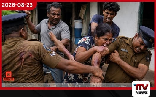 හොර අරක්කු අල්ලන්න ගිය පොලිසියට කාන්තාවක් අම්බානෙට ගහලා..