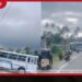 කොග්ගල කබලාන හන්දිය අසලදී  පෞද්ගලික බස් රථයක්  අනතුරට