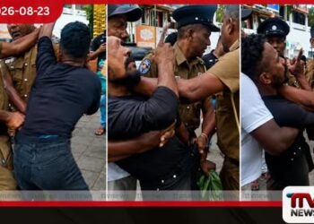 පෙරහරේ ආරක්ෂාව භාර පොලිසියට පරුෂ වචනයෙන් බැන වැදුණු පුද්ගලයෙක් අත්අඩංගුවේ
