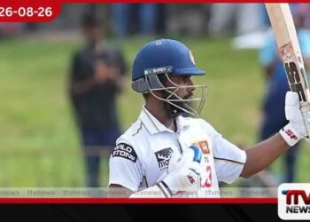 ශ්රී ලංකාව අසීරු අඩියක වැටී තිබියදී සොනාල් දිනූෂගෙන් විශිෂ්ට ශතකයක්!
