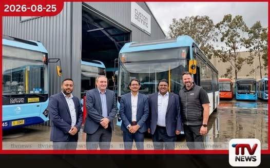 නියෝජ්ය අමාත්ය චතුරංග අබේසිංහගෙන් සිඩ්නි නුවර විදුලි බස් කම්හලට විශේෂ නිරීක්ෂණ චාරිකාවක්