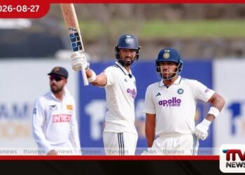 ශ්‍රී ලංකාවේ දෙවනි ඉනිමට  ලකුණු 429ක්   තරගය සමව අවසන්