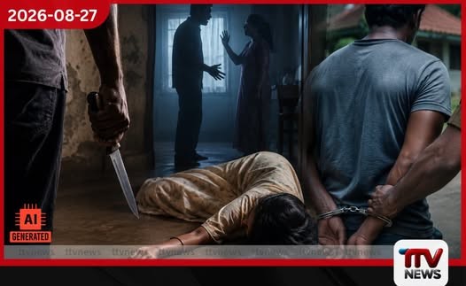 වචනයක් වැරදීමෙන් අවුරුදු ගාණක් ආදරය කළ තම 27 හැවිරිදි බිරිඳව ආයුධයෙන් පහරදී එලොව යවලා!