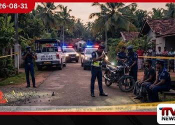 හොරණේදි කාන්තාවක් බිය ගන්වා රන් මාලය කොල්ල කන්න හැදු හොරු හතරදෙනා මාට්ටු