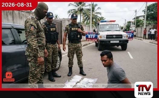 හෝකන්දරදී මත්ද්රව්ය කිලෝ 2කට අධික තොගයක් සමඟ සැකකරුවෙකු STF දැලේ!