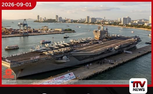 දින 200කට පසු ඇමරිකානු භටයින් 5,000ක් රැගත් USS Abraham Lincoln යුද නෞකාව තායිලන්තයට!