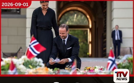 නෝර්වේ වැසියන්ගේ ගෞරවාදරය මැද VIII වන හකොන් රජු රාජකීය ධුරයේ වැඩ භාරගනී
