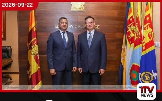 නව චීන තානාපති හා ආරක්ෂක ලේකම් අතර හමුවක්