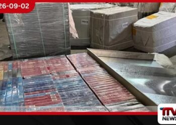 වානේ දොරවල් තුළ සඟවා තිබූ කෝටි 3ක චීන දුම්වැටි තොගයක් ශ්රී ලංකා රේගුව භාරයට