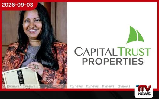 Capital Trust Properties දෙවන වරටත් හොඳම දේපළ වෙළඳාම් සමාගම ලෙස සම්මාන ලබයි