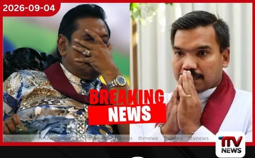 පාර්ලිමේන්තු මන්ත්රී නාමල් රාජපක්ෂ අල්ලස් කොමිසම හමුවේදී අත්අඩංගුවට