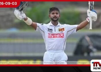 ICC ටෙස්ට් පිතිකරුවන්ගේ ශ්රේණිගත කිරීම්වල ස්ථාන 29ක් ඉදිරියට පැමිණ සොනාල් දිනූෂ 25 වැනි ස්ථානයට