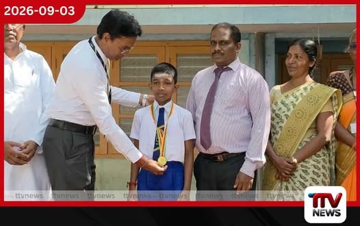 සුරේන්දර් සබීන් ලකුණු 188ක් ලබා ගනිමින් 2026 ශිෂ්යත්ව විභාගයේ දෙමළ මාධ්ය ප්රථමයා වේ