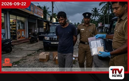 වදුරම්මුල්ලේදී රුපියල් ලක්ෂ 40කට අධික අයිස් සහ හෙරොයින් සමඟ පුද්ගලයෙක් අත්අඩංගුවට