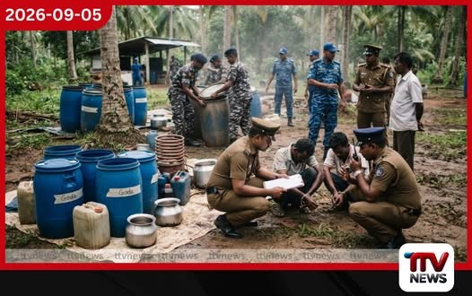 වෙන්නප්පුවේදී මත්පැන් ජාවාරම් කළ දෙදෙනෙක් අත්අඩංගුවට