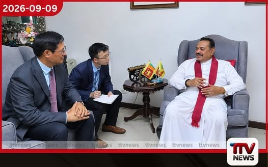 මෙරට නව චීන තානාපති සහ හිටපු ජනපති මහින්ද රාජපක්ෂ අතර කොළඹදී විශේෂ හමුවක්