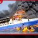 කොරොන් ආසන්න මුහුදේ මගී නෞකාවක ගින්නෙන් 05ක් මරුට…