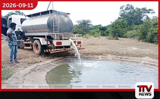 වියළි කාලගුණයේ බලපෑමෙන් විල්පත්තුව සහ හොරොව්පතාන වන උද්යානවල සතුන් රැකගැනීමට බවුසර් මඟින් ජලය සපයයි!