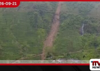 අධික වර්ෂාවත් සමඟ ගාඩ්මෝර් වතුයායේ විශාල නායයෑමක්