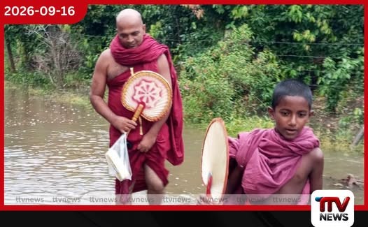 නොකඩවා ඇදහැලෙන වර්ෂාවෙන් බලපිටිය පහත්බිම් සහ ගංගාතිලක විහාරස්ථානයද ජලයෙන් යටවෙයි