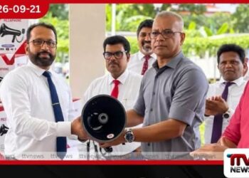 ආපදා අවස්ථාවල කඩිනම් ප්රතිචාරයට ප්රාදේශීය ලේකම් කාර්යාල වෙත මෙගා ෆෝන් 3300ක් බෙදා දෙයි