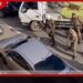පොලිස් අණ නොතකා ධාවනය කළ කාර් රථයකට පන්නලදී වෙඩි තබයි