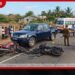 යතුරුපැදි දෙකක් ගැටී බිම වැටුණු 22 හැවිරිදි යතුරුපැදිකරු ඉදිරියෙන් ආ කැබ් රථයකත් ගැටී මෙලොව හැරදා ගිහින්!
