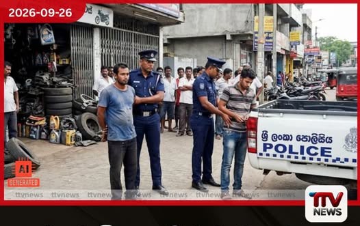 කළුතර කිතුලාවෙන් රු.9 ලක්ෂයක යන්ත්ර කොටස් සොරකම් කළ මස්සිනාලා දෙදෙනා හා බඩු ගත් අයෙක් මාට්ටු