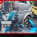 ඉංගිරිය – කොළඹ මාර්ගයේ තිරිංග ලිහිල් වී ඉදිරියට ගිය ලොරිය යතුරුපැදියක සහ ත්රීරෝද රථයක ගැටෙයි