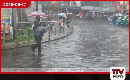 අයහපත් කාලගුණයෙන් දිස්ත්රික්ක 15ක 3,495කට බලපෑම්