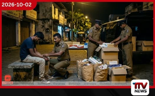 බේරුවලදී තීරුබදු රහිත දුම්වැටි 2,600ක් සමඟ 18 හැවිරිදි තරුණයෙකු අත්අඩංගුවට