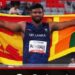 ආසියාව ජයගත් හෙල්ල විසි කිරීමේ ලෝක ශූර රුමේෂ් තරංග දිවයිනට පැමිණෙයි