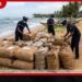 දුන්ගල්පිටිය පිටිපනදී නීති විරෝධීව ගෙනා බීඩි කොළ කිලෝ 442ක් පොලිස් භාරයට
