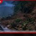 පේරාදෙණිය සහ ගෙලිඔය අතර දුම්රිය මාර්ගයට පස් කන්දක් කඩාවැටේ