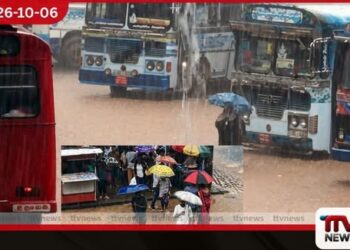 ඊයේ පස්වරුවේ ඇදහැලුණු මහවැසි නිසා නාවලපිටිය ජලයෙන් යටවෙයි