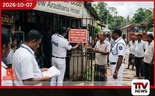 සනීපාරක්ෂක නීති කඩ කළ හුන්නස්ගිරියේ ආපන ශාලාවක් තාවකාලිකව වසා දමයි