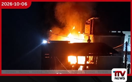 බගවන්තලාව නගරයේ මත්ස්ය වෙළෙඳසැලක ඇති වු හදිසි ගින්නකින් වෙළෙඳසැලක් සහ නිවසක් ඇතුළු ස්ථාන 3කට හානි