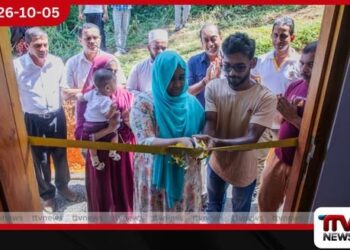 රජයේ නිවාස වැඩසටහනෙන් අස්ගඟුල උතුරේ පවුලකට අලුත් නිවසක් හිමිවෙයි
