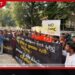 නෙළුම් පොකුණෙන් ඇරඹුණු අන්තරේ විරෝධතා පාගමන UGC ඉදිරිපිටටම එද්දී උණුසුම් තත්ත්වයක්